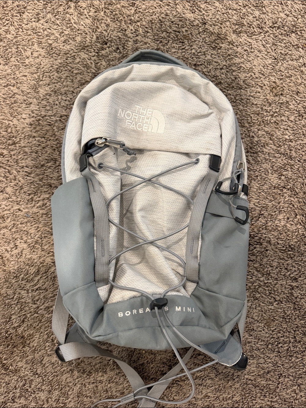 The North Face Borealis Mini Backpack - Light Gray and Slate